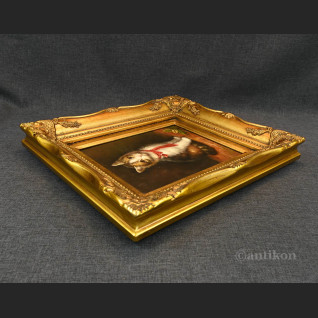 Obraz kota z czerwoną kokardą  Obraz kota z czerwoną kokardą