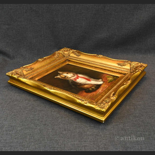 Obraz kota z czerwoną kokardą  Obraz kota z czerwoną kokardą