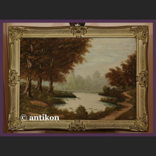 Obraz na płótnie Urok natury stary olej 