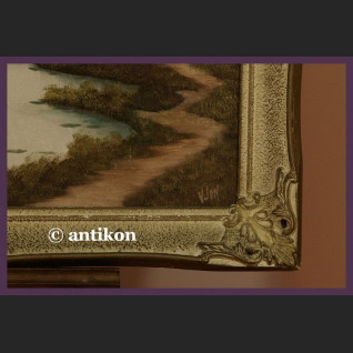 Obraz na płótnie Urok natury stary olej 