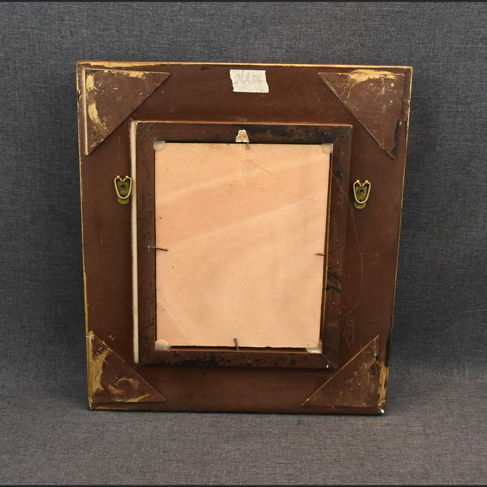 Rudowłosa obraz portret w ramie 