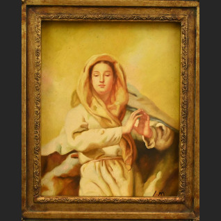 Maryja obraz olejny w ramie  Maryja obraz olejny w ramie