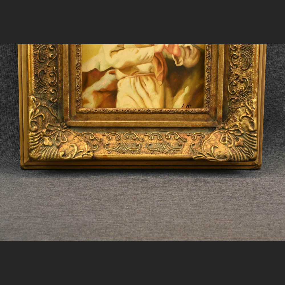 Maryja obraz olejny w ramie  Maryja obraz olejny w ramie