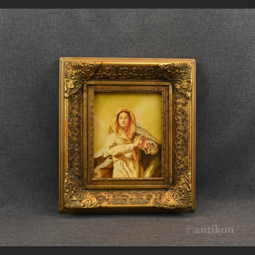 Maryja obraz olejny w ramie  Maryja obraz olejny w ramie