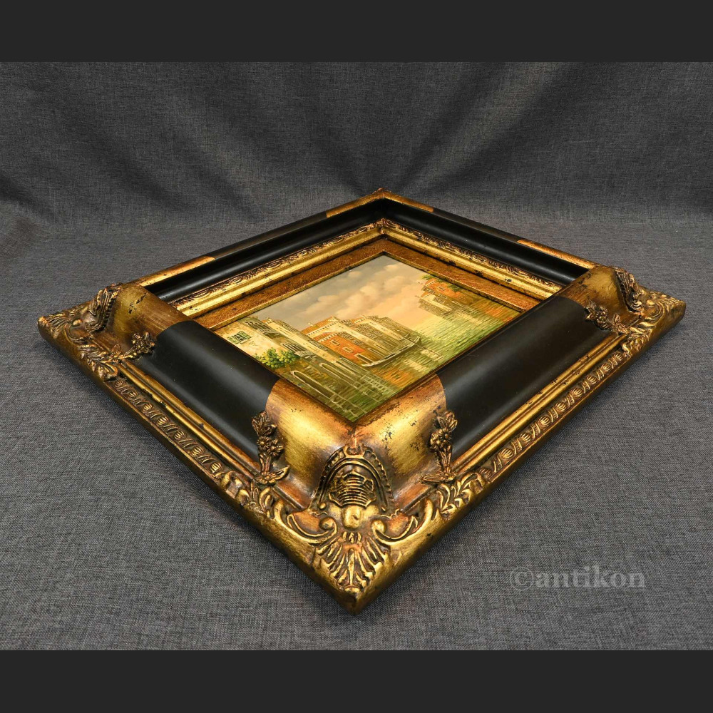 Wenecja pejzaż obraz olejny z gondolą 