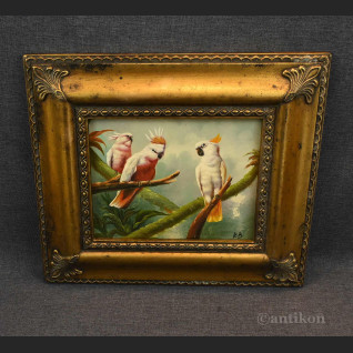 Obraz z ptakami malarstwo olejne na prezent Obraz z ptakami malarstwo olejne na prezent