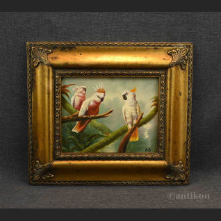 Obraz z ptakami malarstwo olejne na prezent 