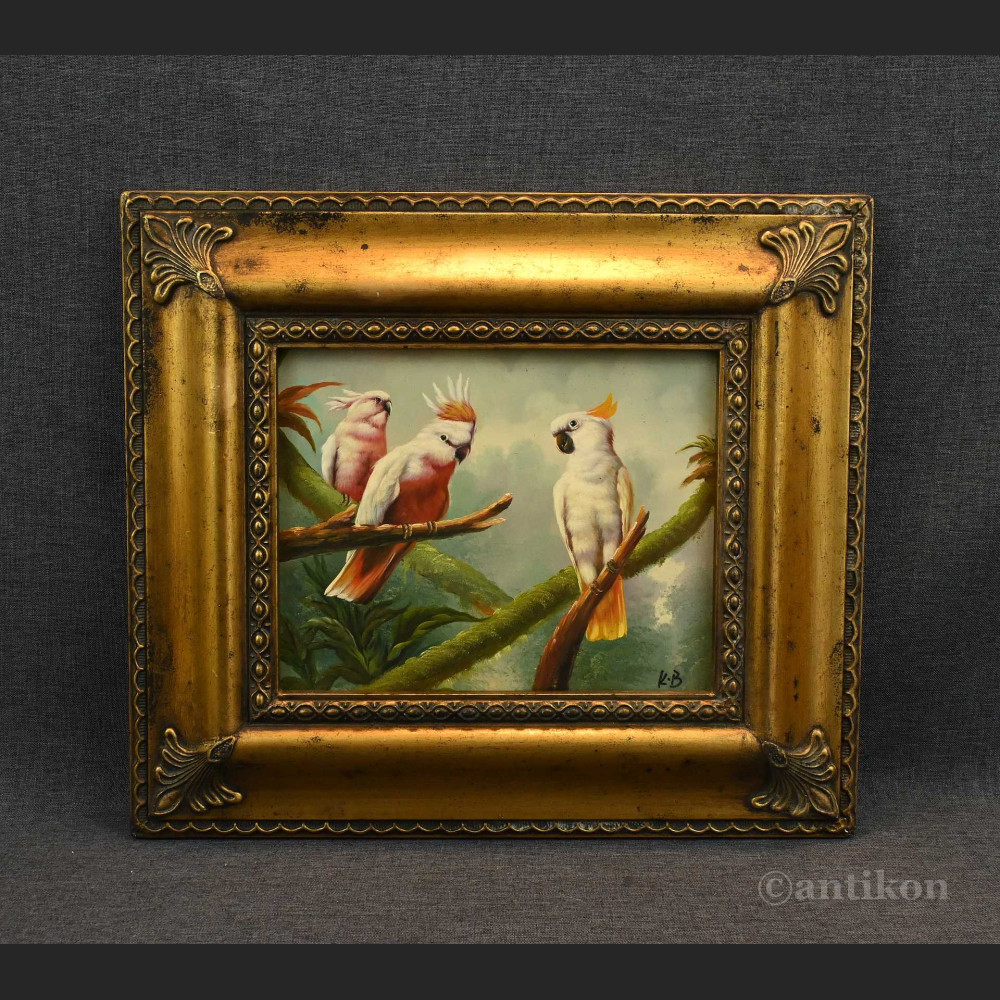 Obraz z ptakami malarstwo olejne 