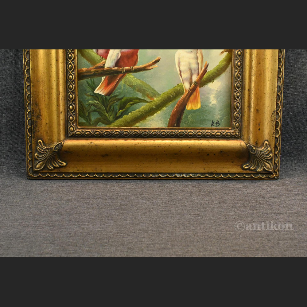 Obraz z ptakami malarstwo olejne na prezent Obraz z ptakami malarstwo olejne na prezent