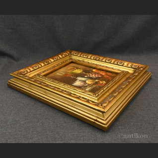 Martwa natura obraz z owocami i nautilusem 