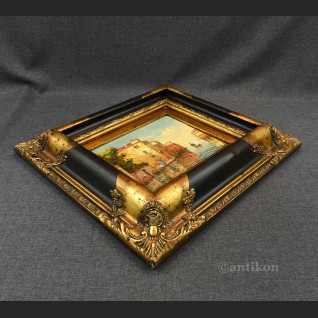 Wenecja obraz olejny piękna rama 