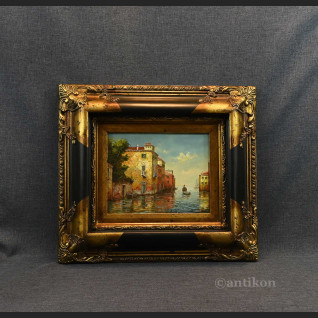 Wenecja obraz olejny piękna rama 