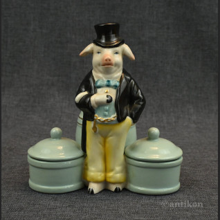 Solniczka prosiaczek zestaw do przypraw 