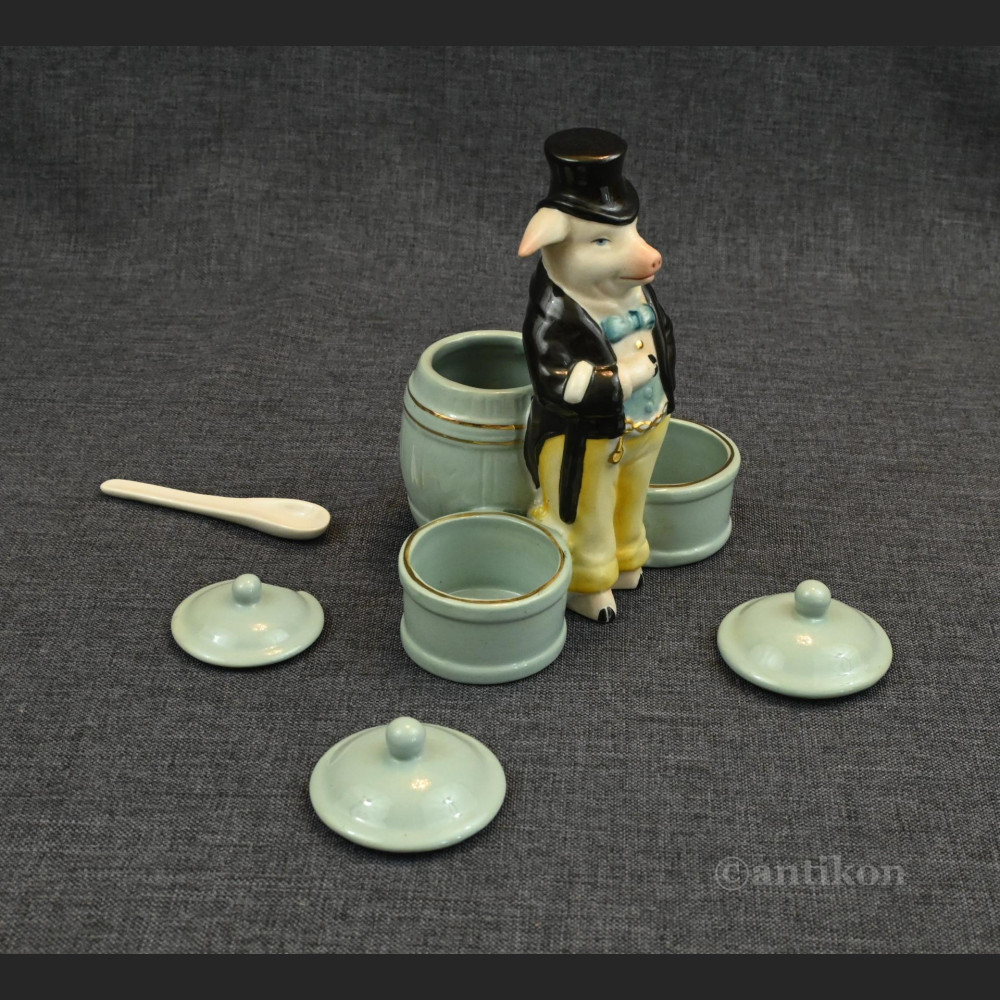 Solniczka prosiaczek zestaw do przypraw 