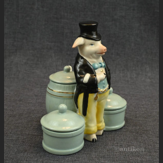 Solniczka prosiaczek zestaw do przypraw 