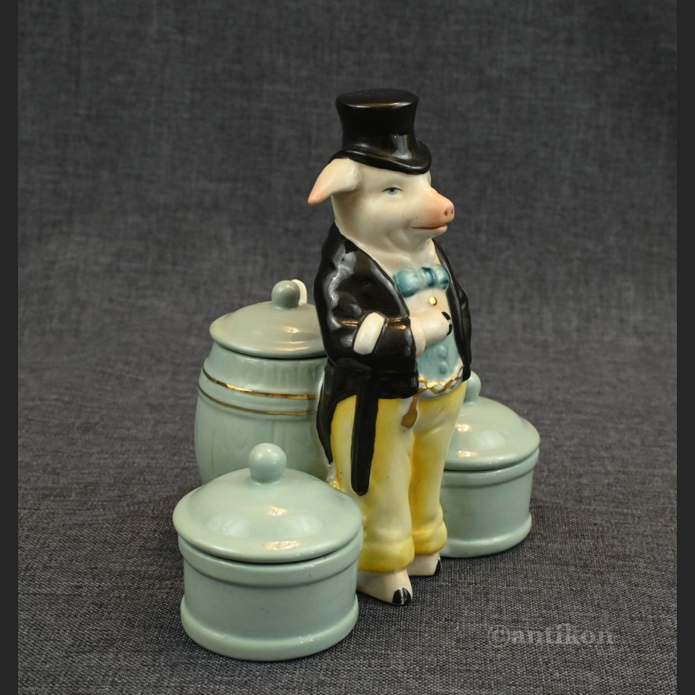 Solniczka prosiaczek zestaw do przypraw 