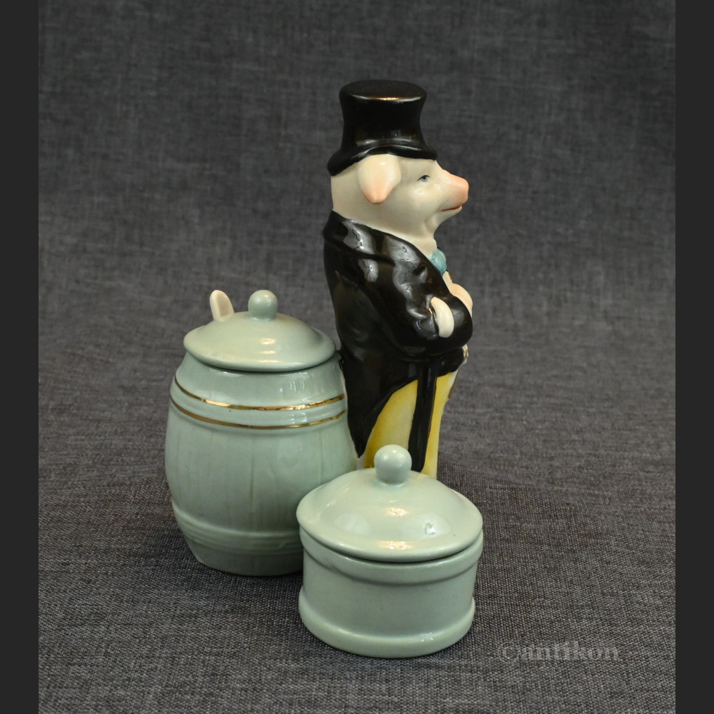 Solniczka prosiaczek zestaw do przypraw 