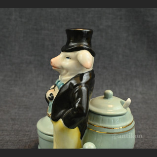 Solniczka prosiaczek zestaw do przypraw 