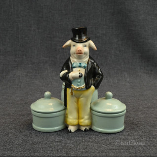 Solniczka prosiaczek zestaw do przypraw 