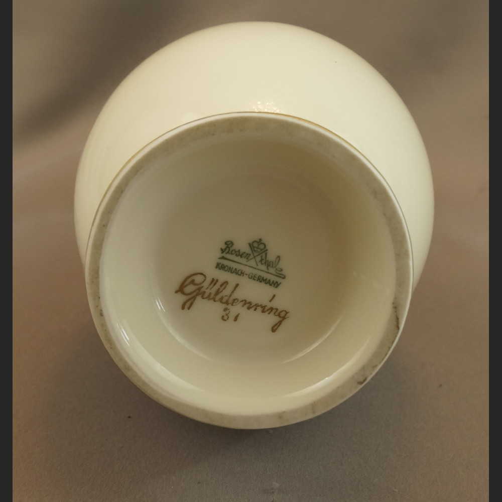 Klasyczny wazon Rosenthal kremowy Klasyczny wazon Rosenthal kremowy