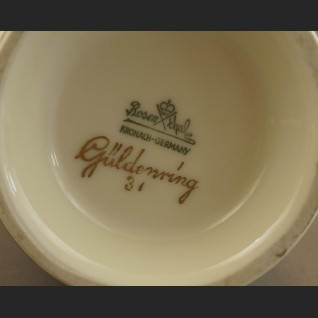 Klasyczny wazon Rosenthal kremowy Klasyczny wazon Rosenthal kremowy