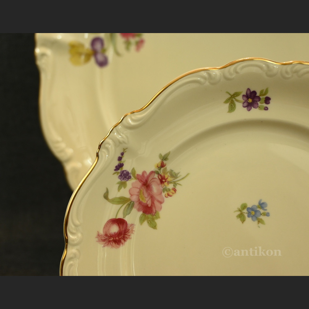 Porcelana Rosenthal komplet talerzy z paterą 