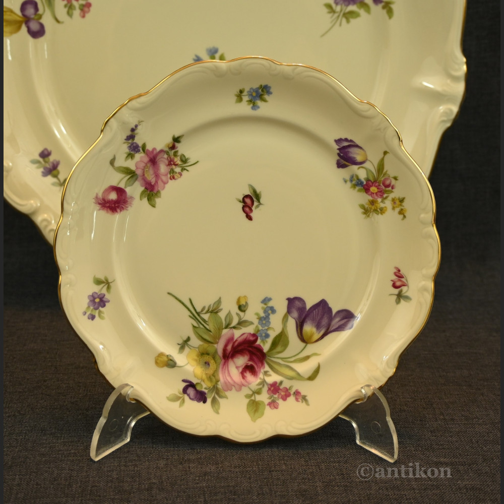 Porcelana Rosenthal komplet talerzy z paterą 