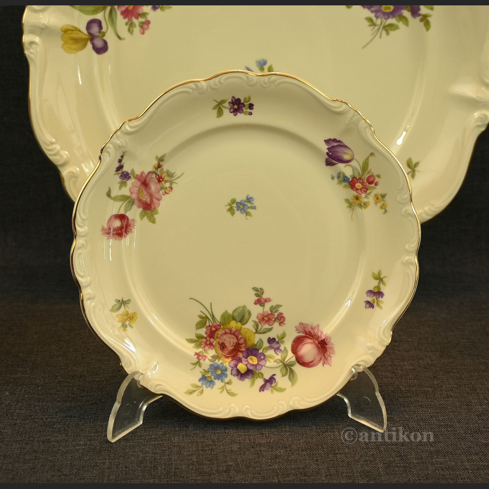 Porcelana Rosenthal komplet talerzy z paterą 