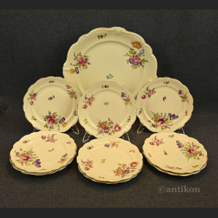 Porcelana Rosenthal komplet talerzy z paterą 
