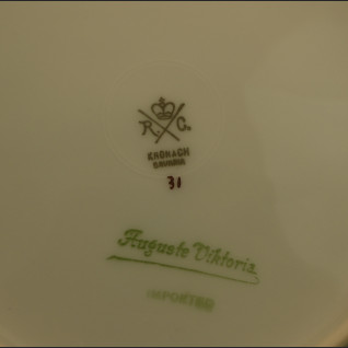 Porcelana Rosenthal stare talerze z owocami 