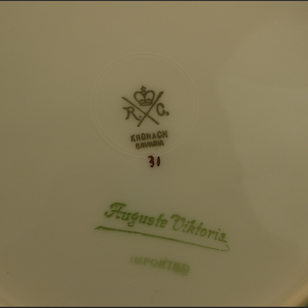 Porcelana Rosenthal stare talerze z owocami 