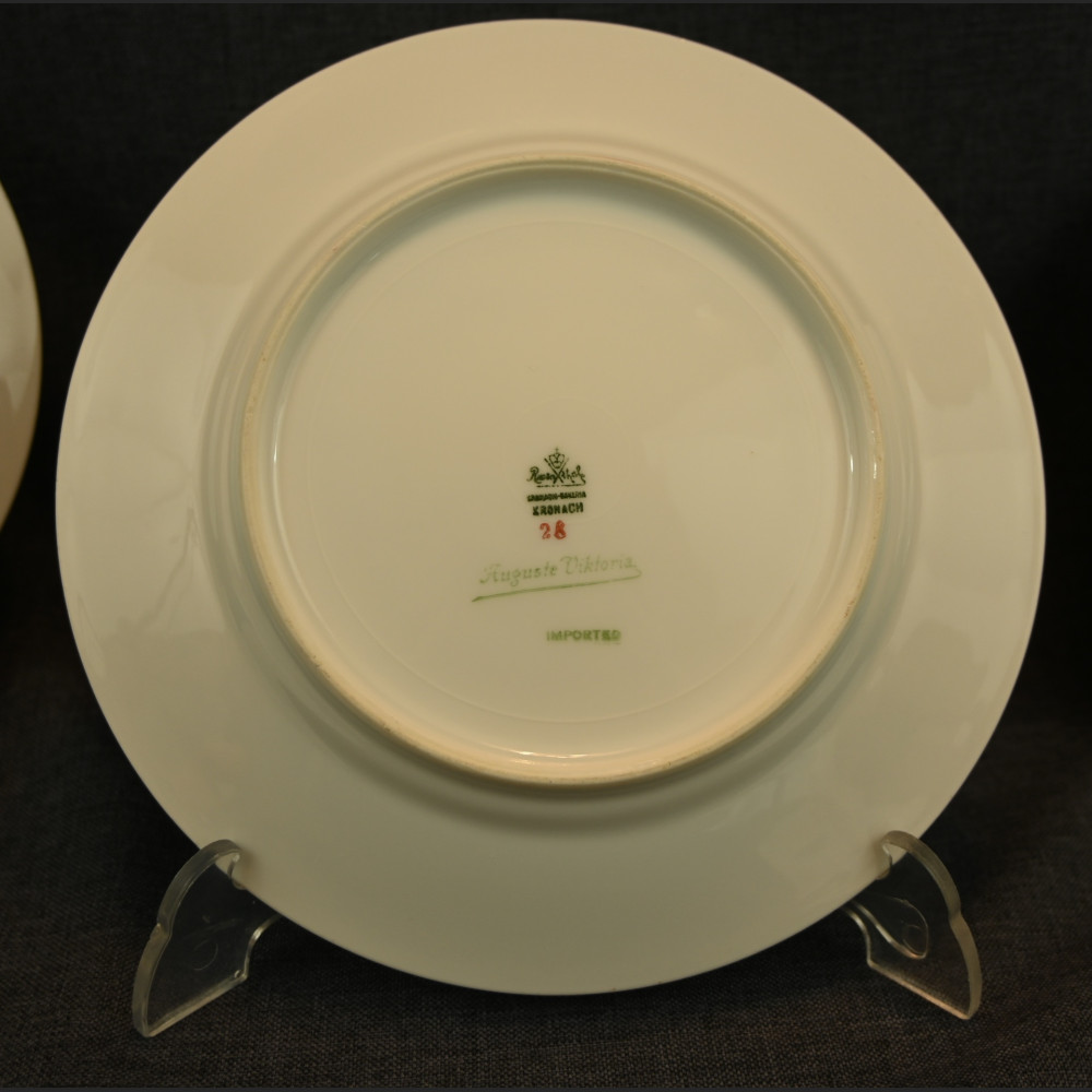 Porcelana Rosenthal stare talerze z owocami 