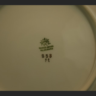 Talerze deserowe Rosenthal motyw owoców Talerze deserowe Rosenthal motyw owoców