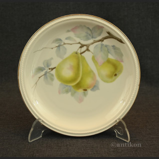 Talerze deserowe Rosenthal motyw owoców Talerze deserowe Rosenthal motyw owoców