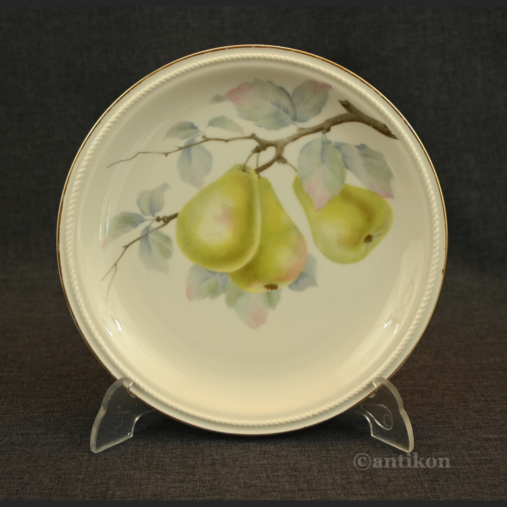 Talerze deserowe Rosenthal motyw owoców Talerze deserowe Rosenthal motyw owoców