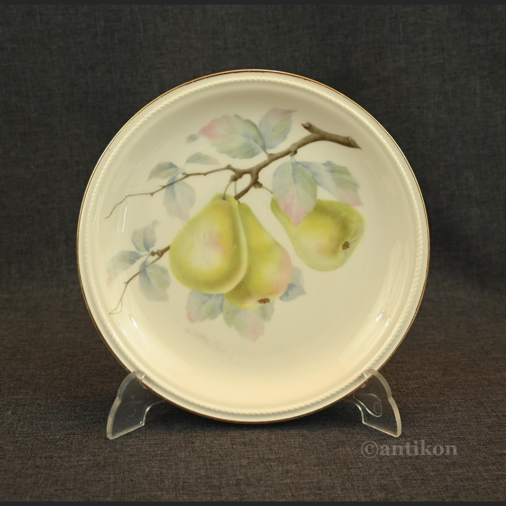 Talerze deserowe Rosenthal motyw owoców Talerze deserowe Rosenthal motyw owoców