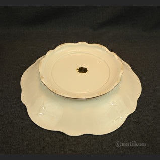 Talerze do serwowania ciasta z paterą 