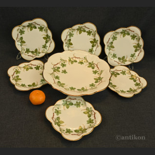 Talerze do serwowania ciasta z paterą 