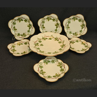 Talerze do serwowania ciasta z paterą 