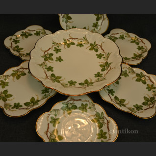 Talerze do serwowania ciasta z paterą 