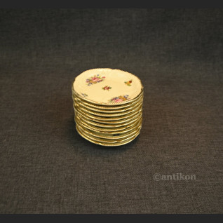 Skapki do herbaty porcelanowy zestaw talerzyków 