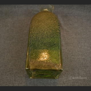 Wazon butla zielony duży stare szkło Wazon butla zielony duży stare szkło