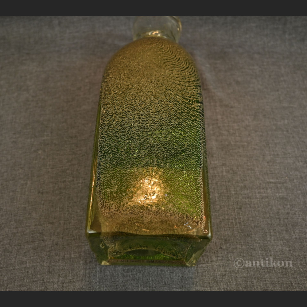 Wazon butla zielony duży stare szkło Wazon butla zielony duży stare szkło