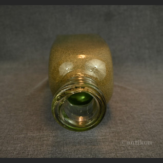 Wazon butla zielony duży stare szkło Wazon butla zielony duży stare szkło