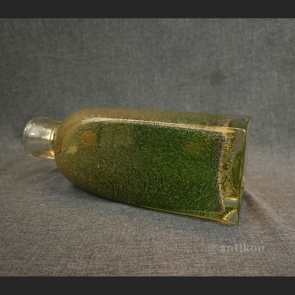 Wazon butla zielony duży stare szkło Wazon butla zielony duży stare szkło