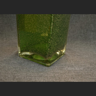 Wazon butla zielony duży stare szkło Wazon butla zielony duży stare szkło