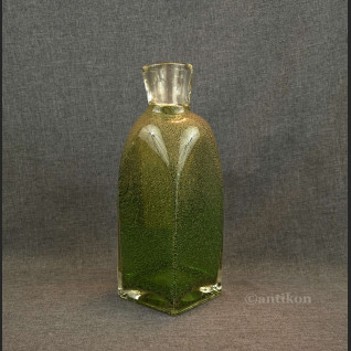 Wazon butla zielony duży stare szkło Wazon butla zielony duży stare szkło