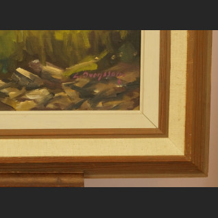 Zachód słońca malarstwo olejne 