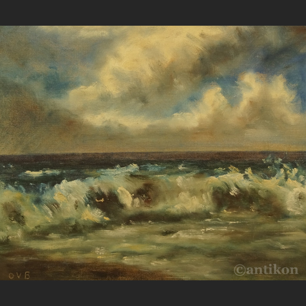 Obraz wzburzone morze świetne malarstwo 