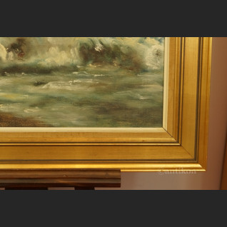 Obraz wzburzone morze świetne malarstwo 